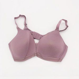 Hanes Heather Purple 2XL Bra, New
